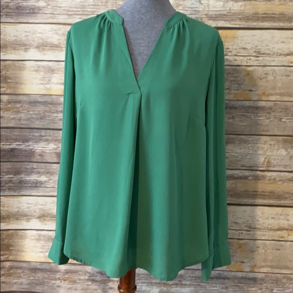 Split neck blouse